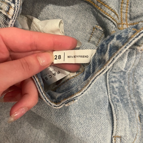 pacsun 90’s boyfriend jeans size 28 (US 6) - Picture 2 of 2